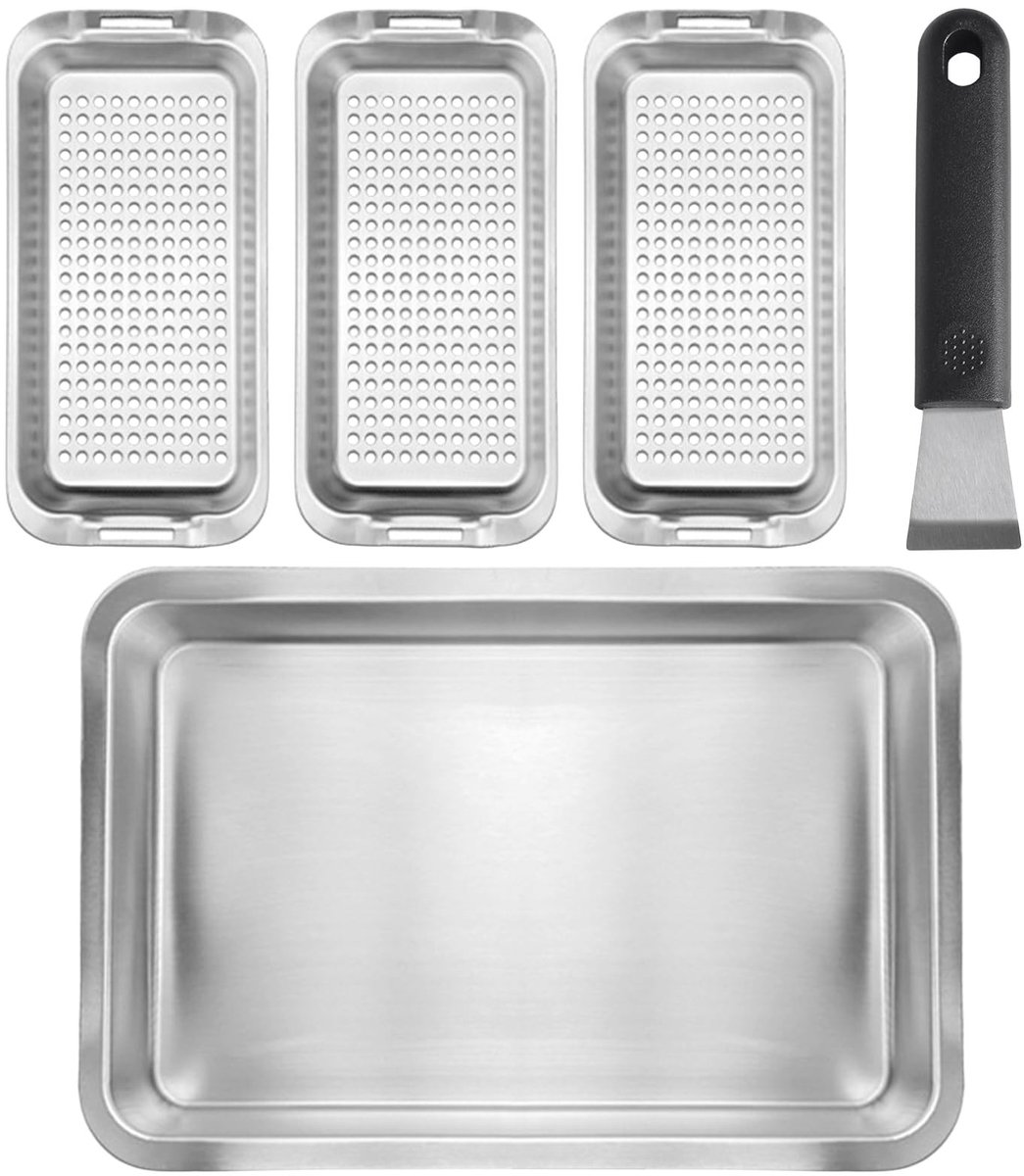 Omgoods - Dokeno Grill Basket Set - Grill Accessoires voor Groenten en Vlees