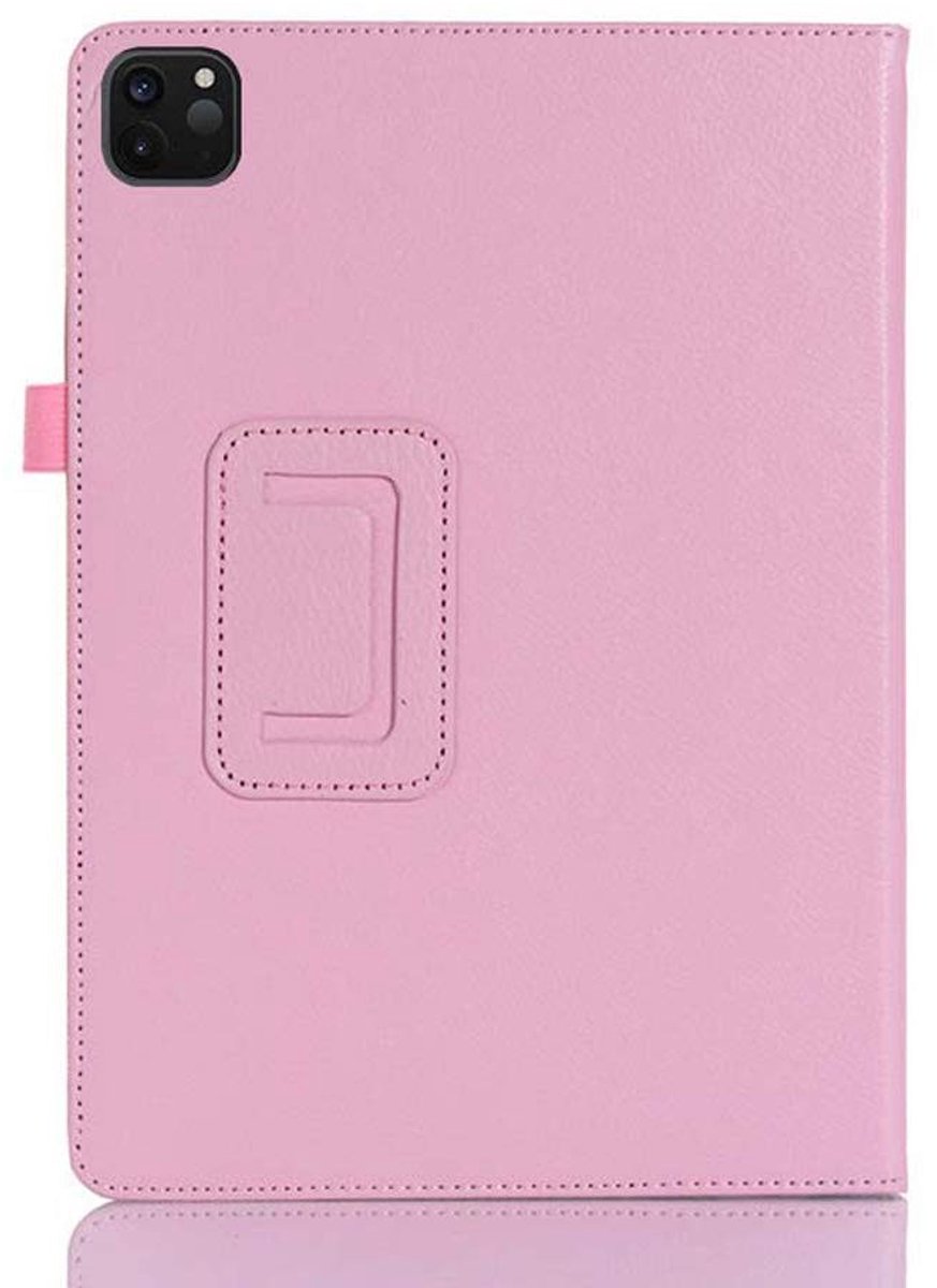 Omgoods - Case voor Apple iPad Pro 12.9 2020 Cover Case met Standfunctie en Automatische Slaap/Wake Functie Lichtroze