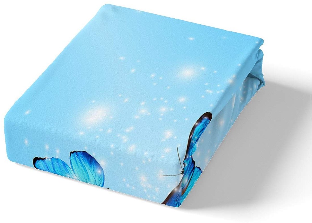 Omgoods - Duvet Cover Set met Vlinder Motief voor Kinderen