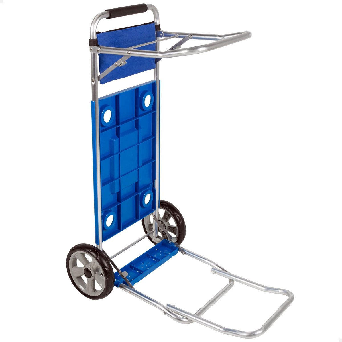 Omgoods - 62284 Beach Carrier - Opvouwbare 2-in-1 Tafel en Strandwagen