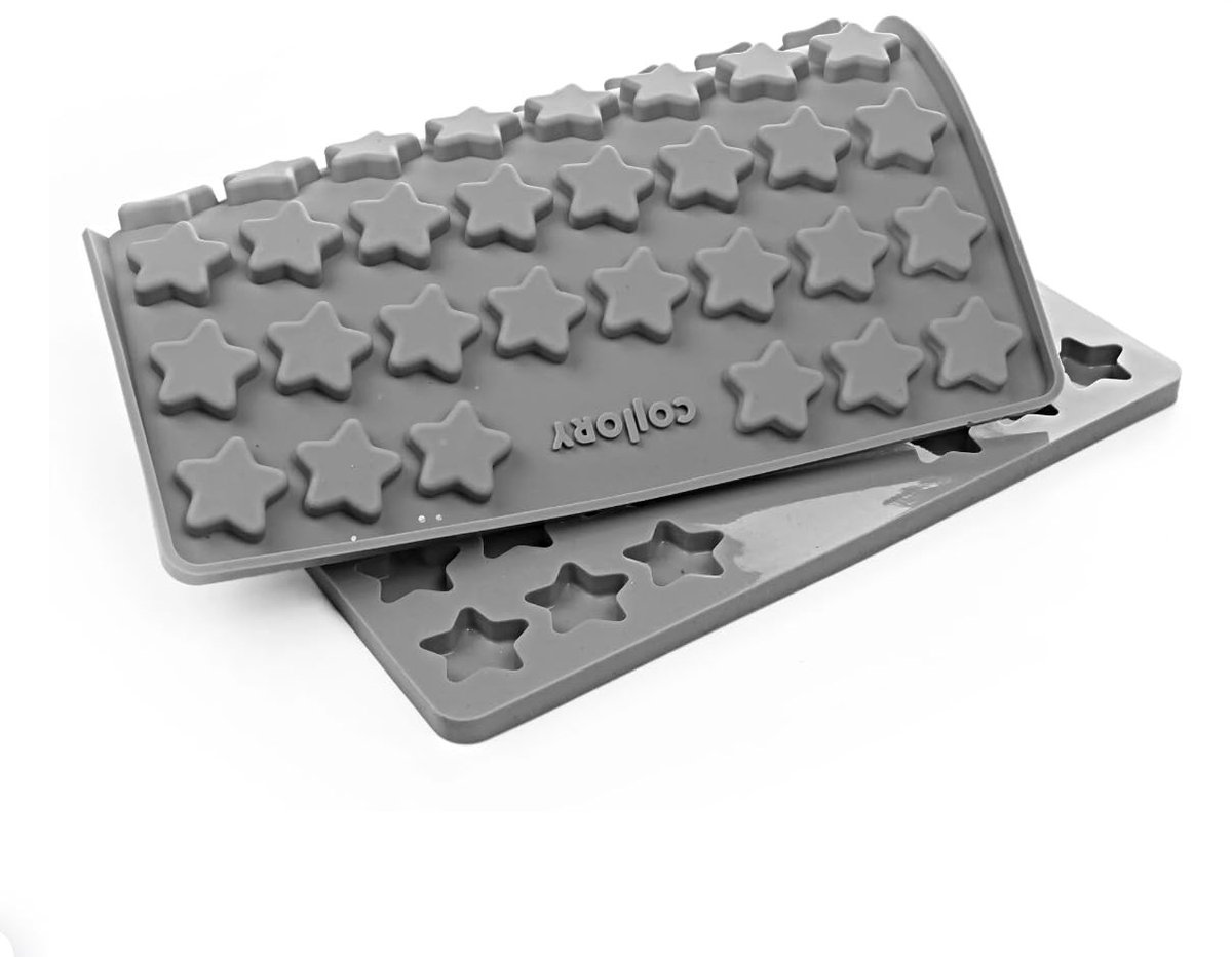 Omgoods - Bakmat voor Hondenkoekjes - Silicone Bakvorm voor Medium Sterren