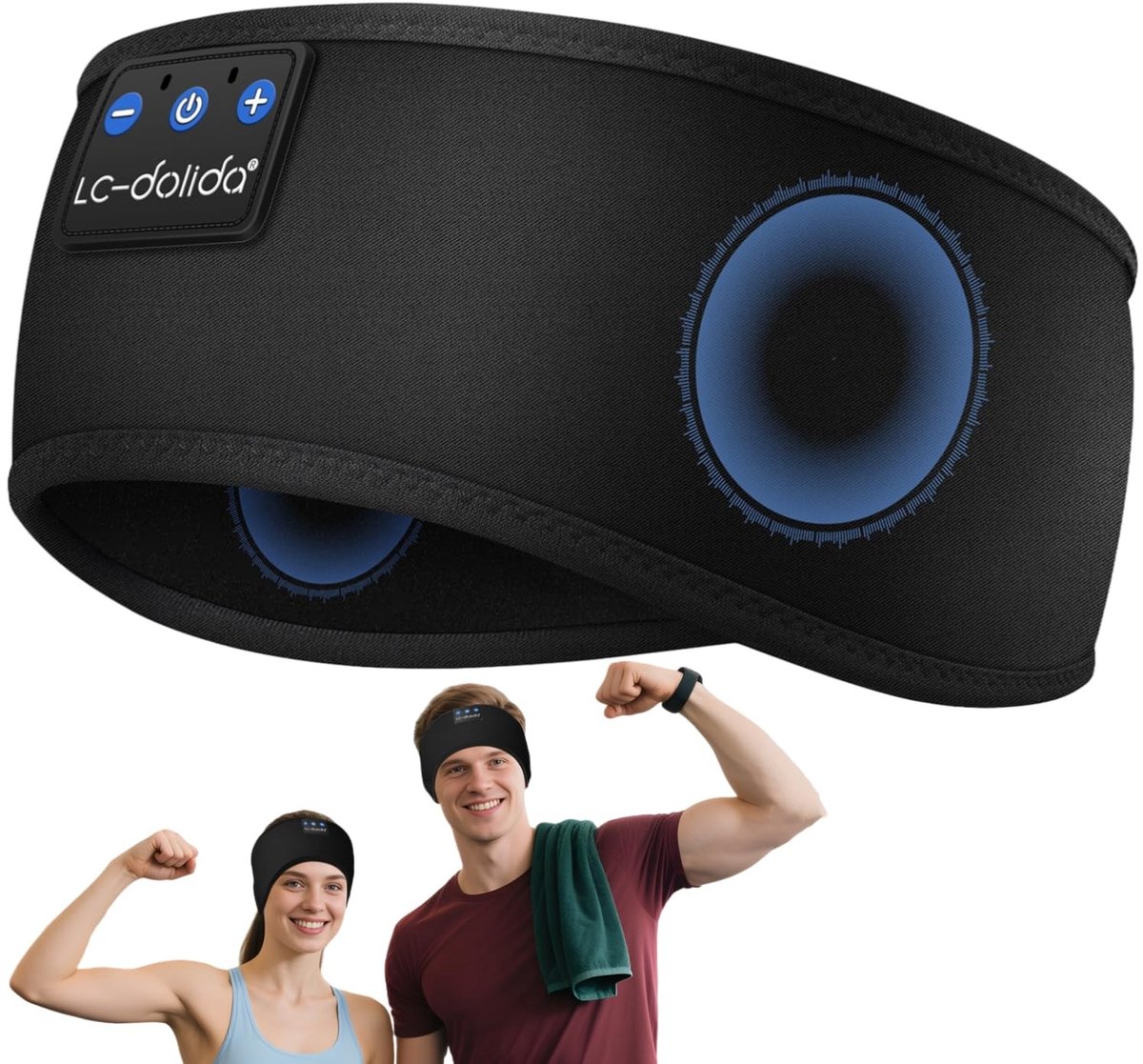 Omgoods - Bluetooth Slaaphoofdtelefoon - Super Zacht en Multifunctioneel