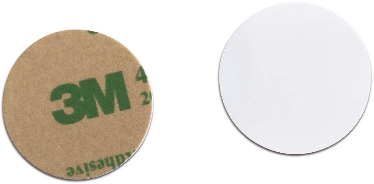Omgoods - 100 stuks 125KHz Coin Inductie Tagkaart, Compact en Waterproof