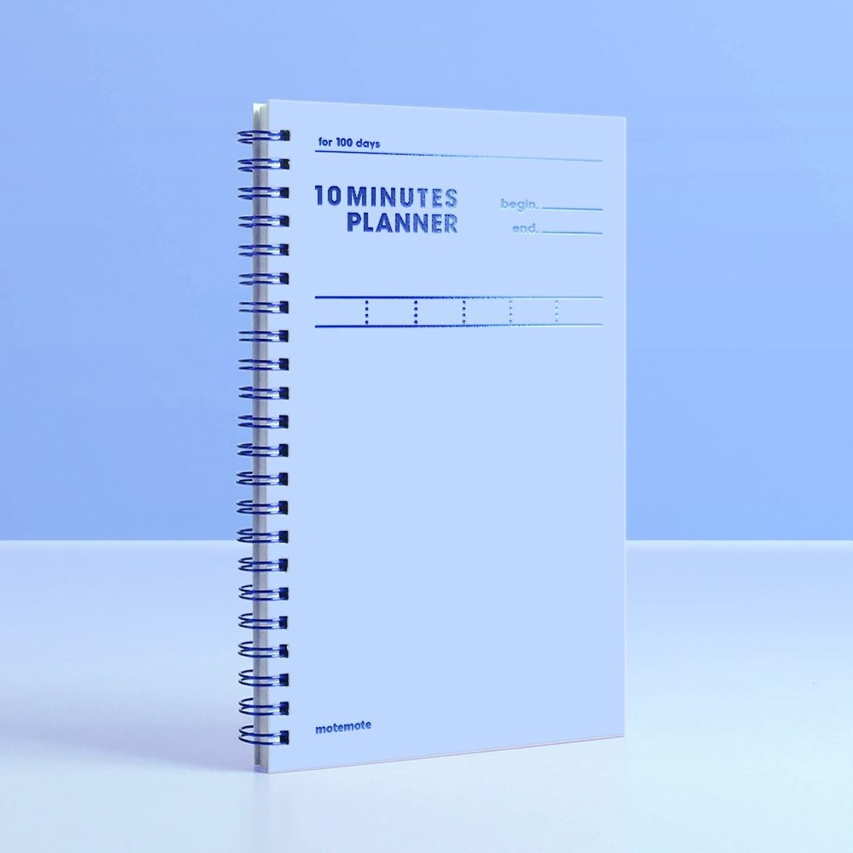 Omgoods - 10 Minute Planner 100 Days Color Chip (Serenity) - Tijdmanagement en Studieplanner