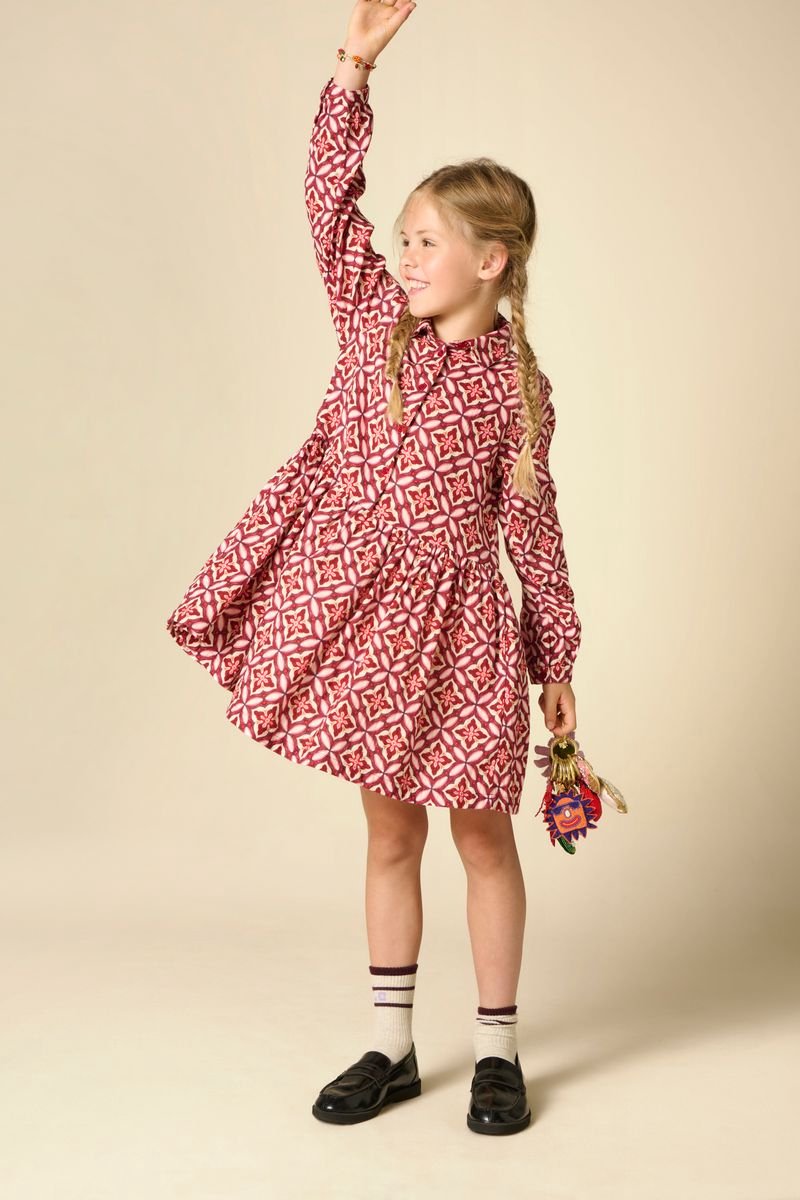 Sissy-Boy - Rode jurk met print