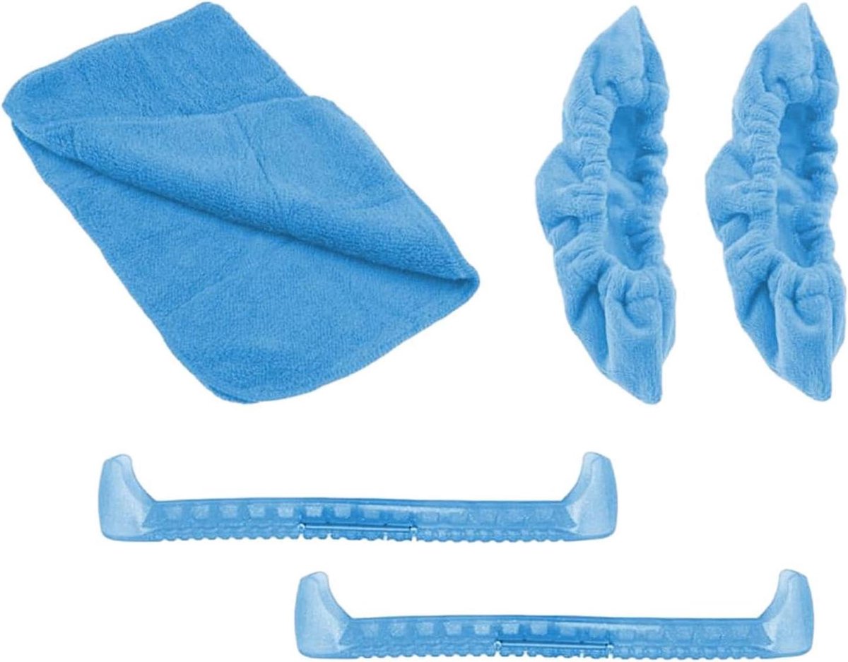 Schaatsbeschermers Set - Schaatshoezen Bladbeschermers - Schaatsen Beschermen - Anti-perforatie Ontwerp - 32 cm - Lichtblauw