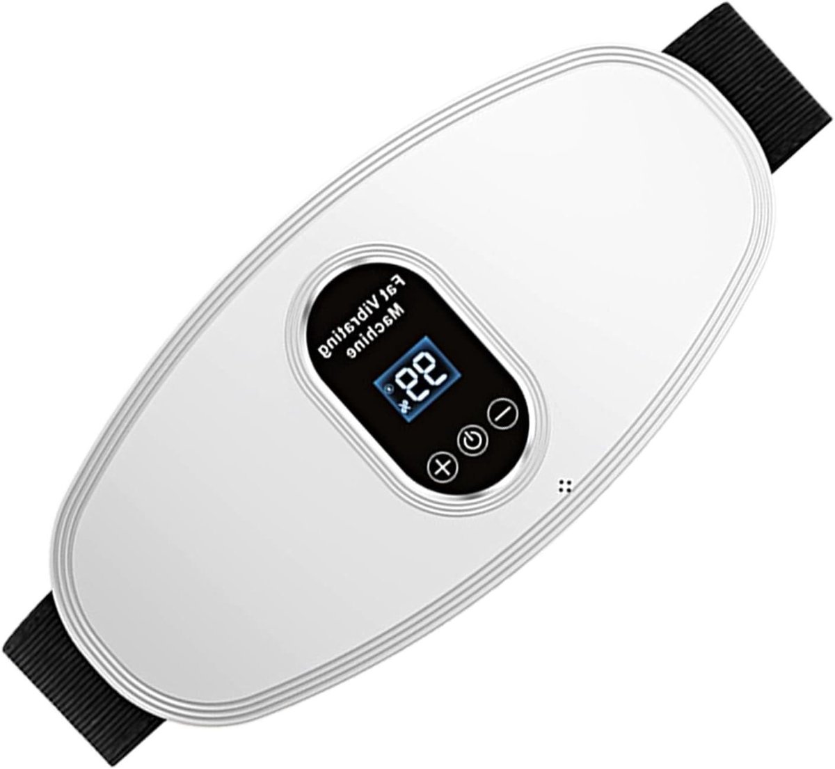 Sportmassagegordel - Buiktrainer Riem - Spieractivatie Thuis - 6 Vermogensniveaus - 24 cm Breed - Wit