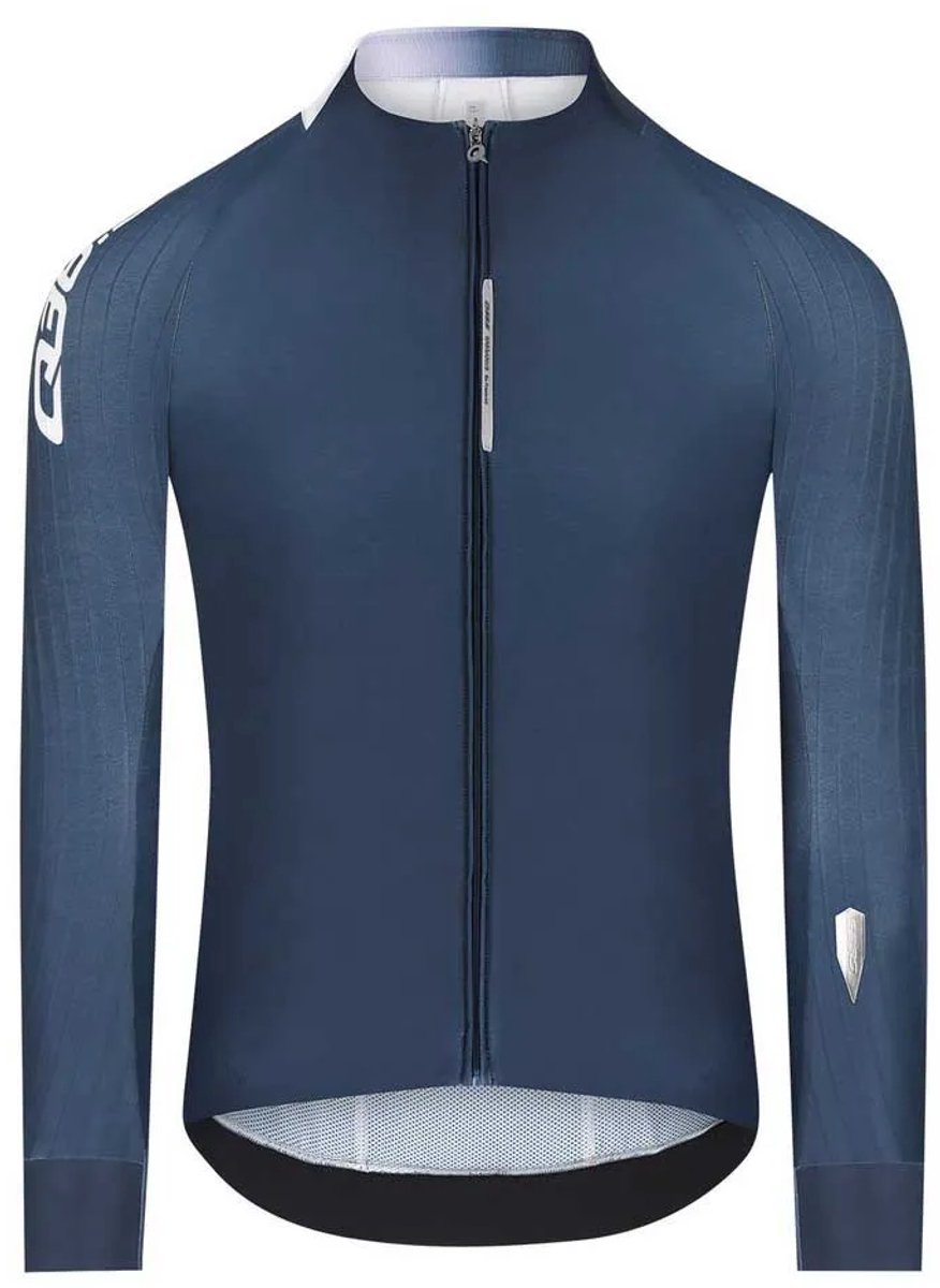Q36.5 Gregarius Hybrid Collar Fade Trui Met Lange Mouwen Blauw XL Man