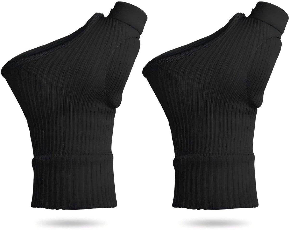 1 paar compressiehandschoenen met duim, polssteun, vingerloze artritis handschoenen, artrose handbandage voor tendinitis