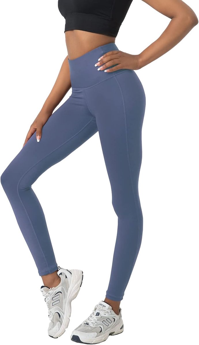 Sportlegging voor dames, hoge tailleband, yogabroek, push-up, hoge