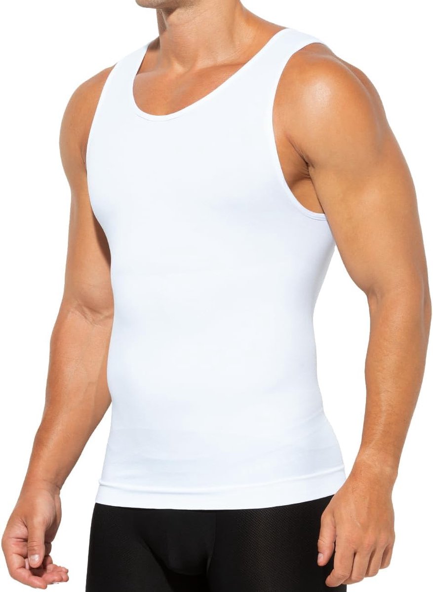 Kevin Heren compressieshirts Athletic Shapewear mouwloos basislaag