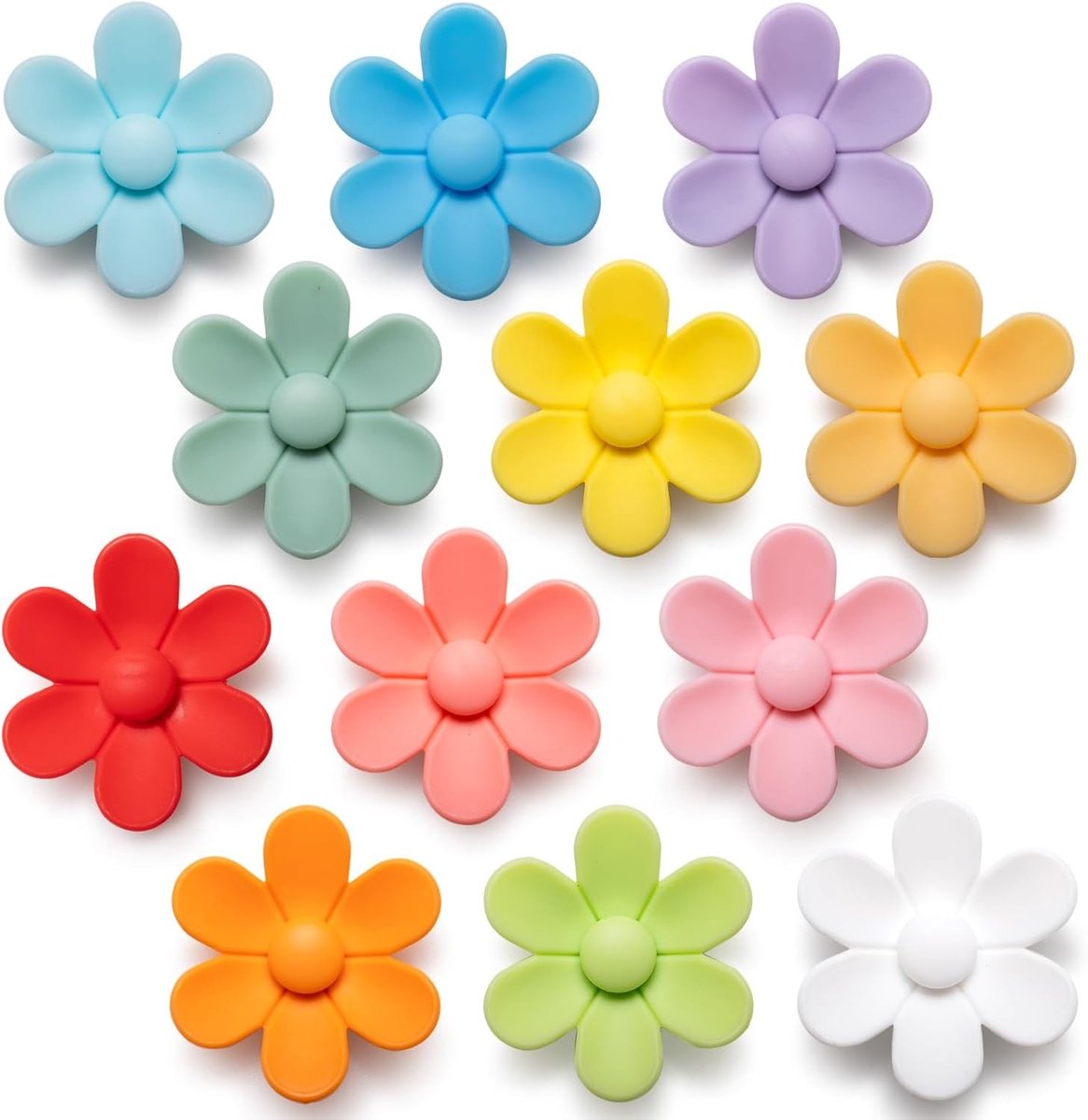 12 Pack Grote 3D Bloem Magneten | Duurzaam en Sterk | Decoratieve Magneten voor Volwassenen | Ideaal voor Thuisdecoratie en Creatieve Projecten