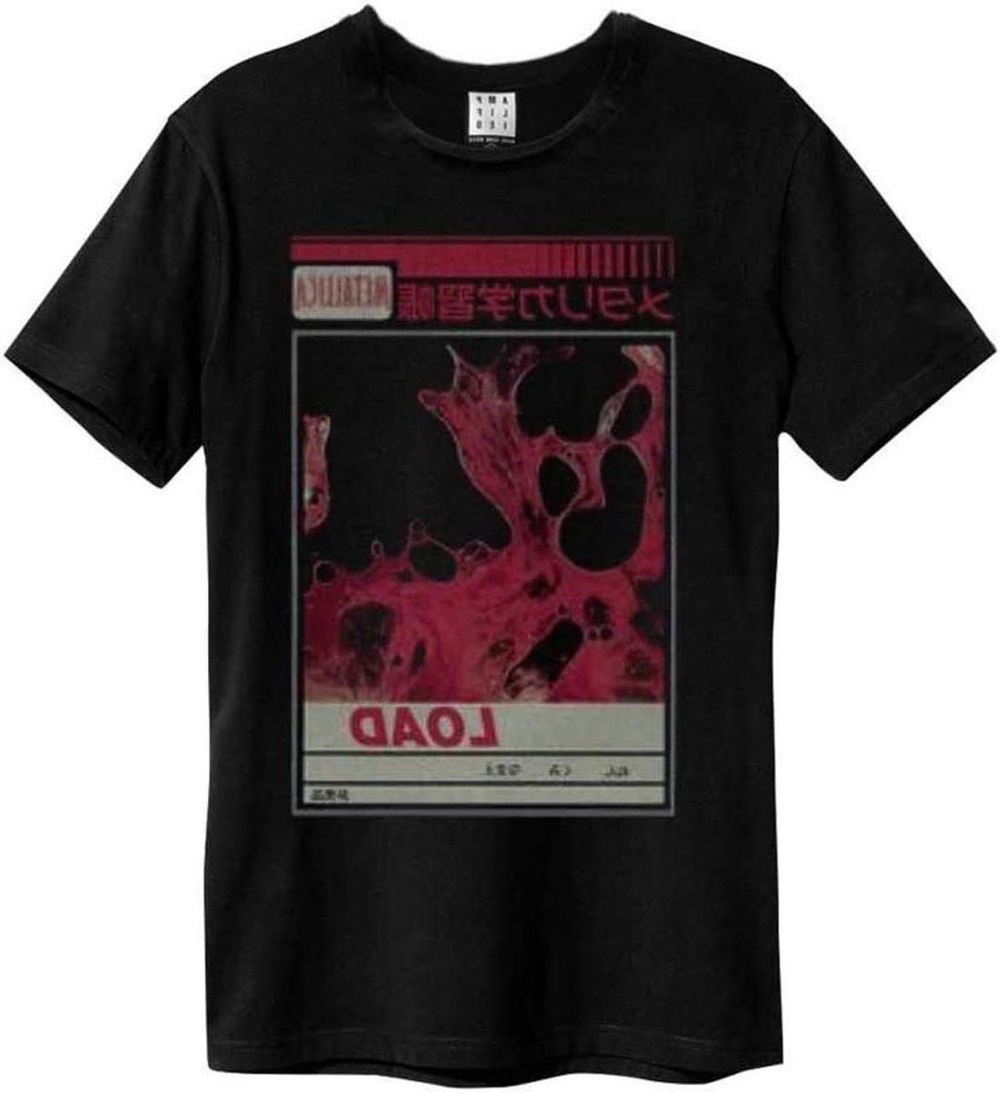 T-shirt Metallica - Bandshirt Heren - Muziek Luisteren - Officiële Band Merchandise - 24 x 22 x 2 cm - Zwart