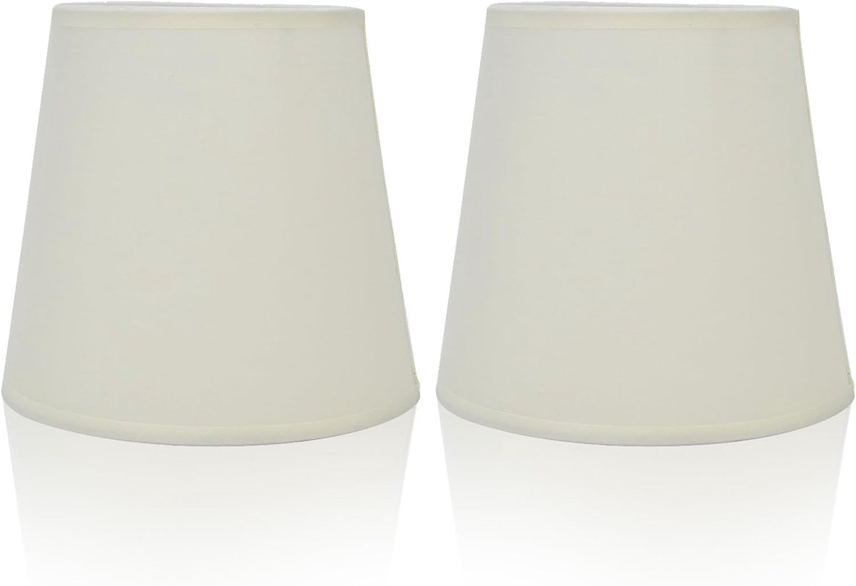 Lampenkappen Plafond 2 Pack Kleine Lampenkappen voor E14 Nachtkastje Kroonluchter Vat Hanger Tafelamp 4.4x6x5.5 inch