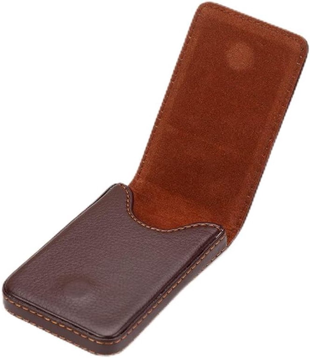 Slanke creditcardhouder van PU-leer voor mannen en vrouwen, slanke creditcardhouder, zwart, Blue, 1PCS, Minimalistisch