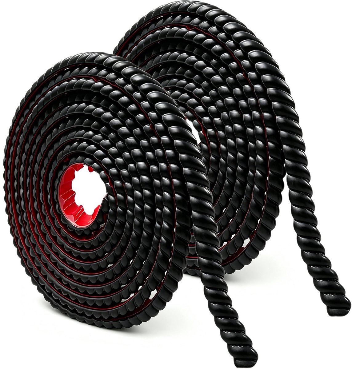 Omgoods - Zelfklevende Sierlijsten - Zwart Flexibel PVC Wanddecoratie (6M x 20mm)