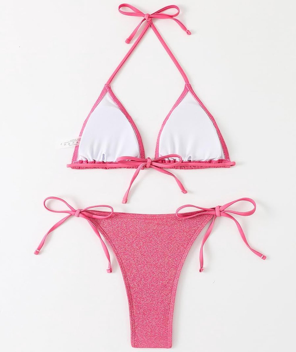 Badpakken voor dames, badpak, tweedelig, bikini-set, verstelbaar, beha voor strand, sexy push-up, grote maat, zwemkleding, badpak, curvend, tweedelig, Braziliaanse strandkleding