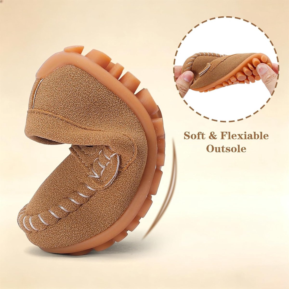 Baby Mocassins Loafer Baby Anti-Slip Eerste Wandelschoenen Peuter Slippers