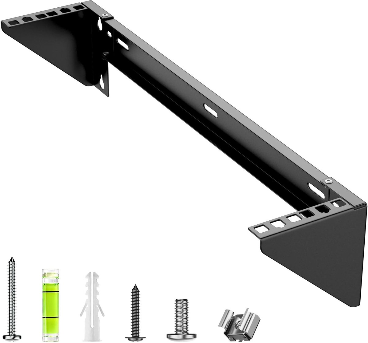 Omgoods - 2U 19 Inch Wall Rack Bracket voor Switch en Server - Maximaal 55kg