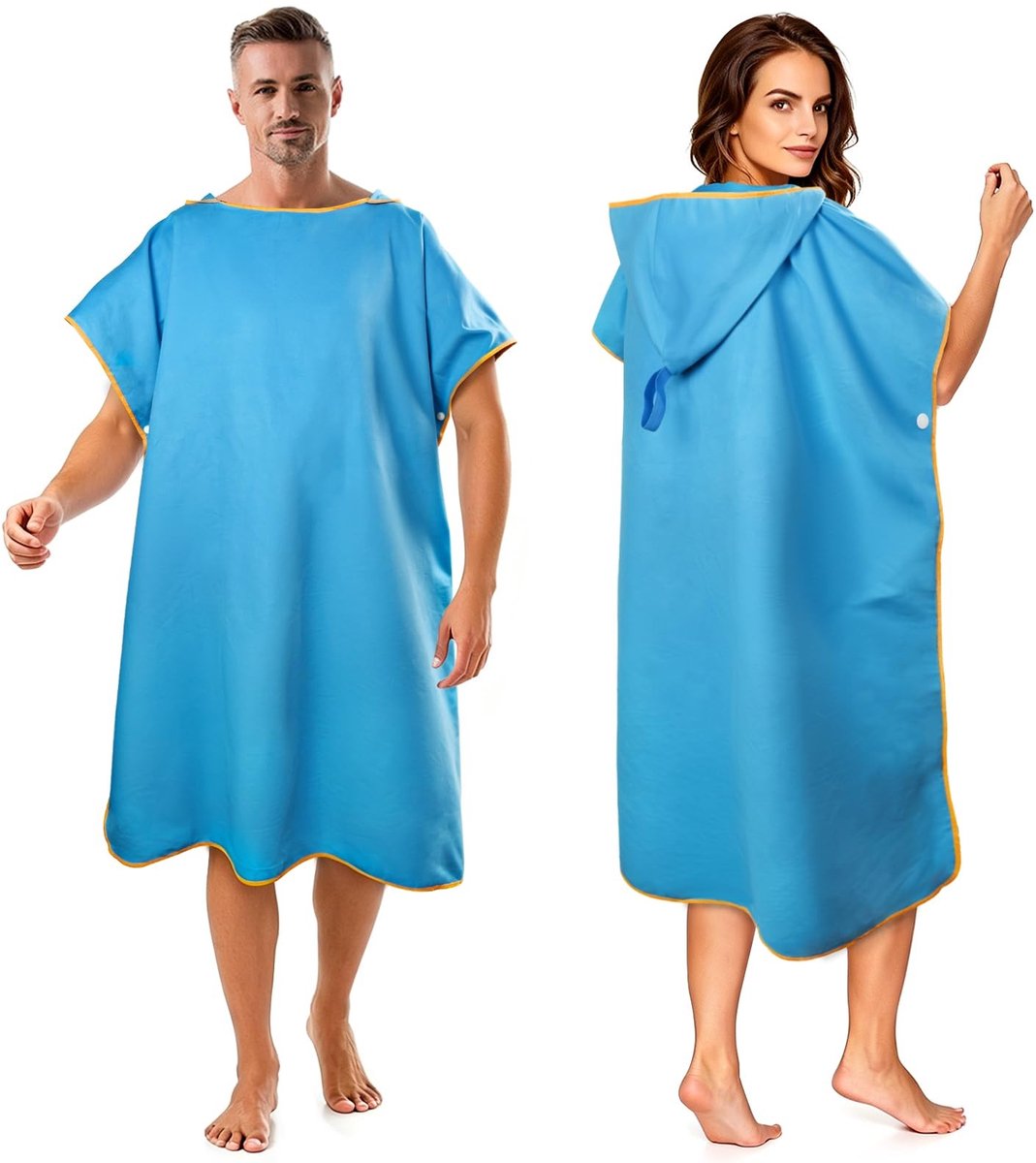 Omgoods - Uniseks Badponcho van Sneldrogend Microvezel