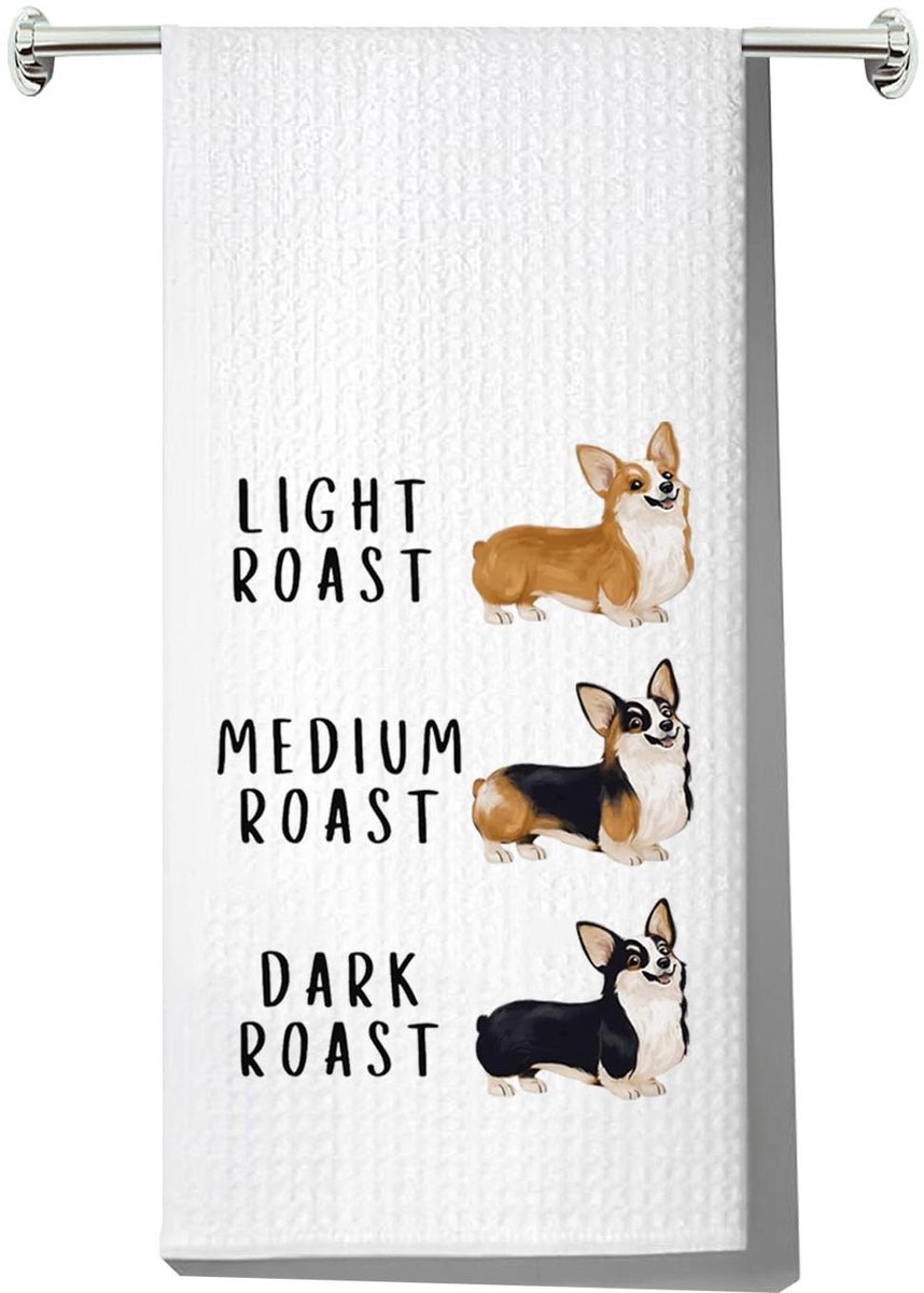 Omgoods - Corgi Keukenhanddoeken voor Corgi Fans