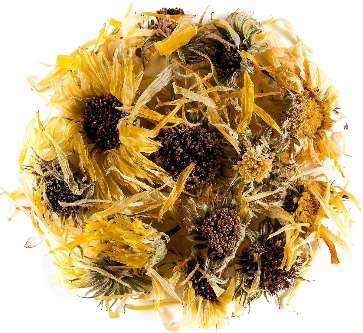 Calendula Theebloem - Geweldig Voor Desserts - Bloemen Kruiden Thee - Goudsbloemen Infusie | zonnige gele bloemblaadjes voor een milde infusie - mooi als garnering op salades en desserts