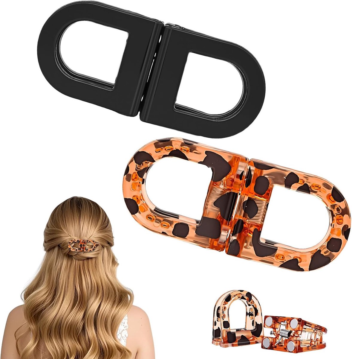 Haarspelden, magnetische haarspelden, haarklemmen, haarklemmen, kleine haarspelden, magnetische haarspelden, anti-rimpel waaiers voor salon