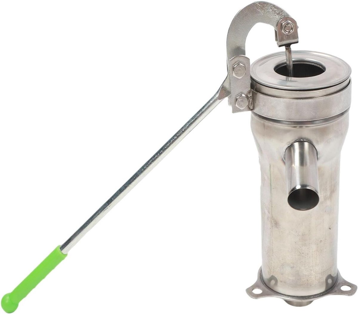 Handmatige Bronpomp - Waterpomp Tuin - Water Oppompen - Roestvrijstalen Constructie - 8M Zuigdiepte - Zilver