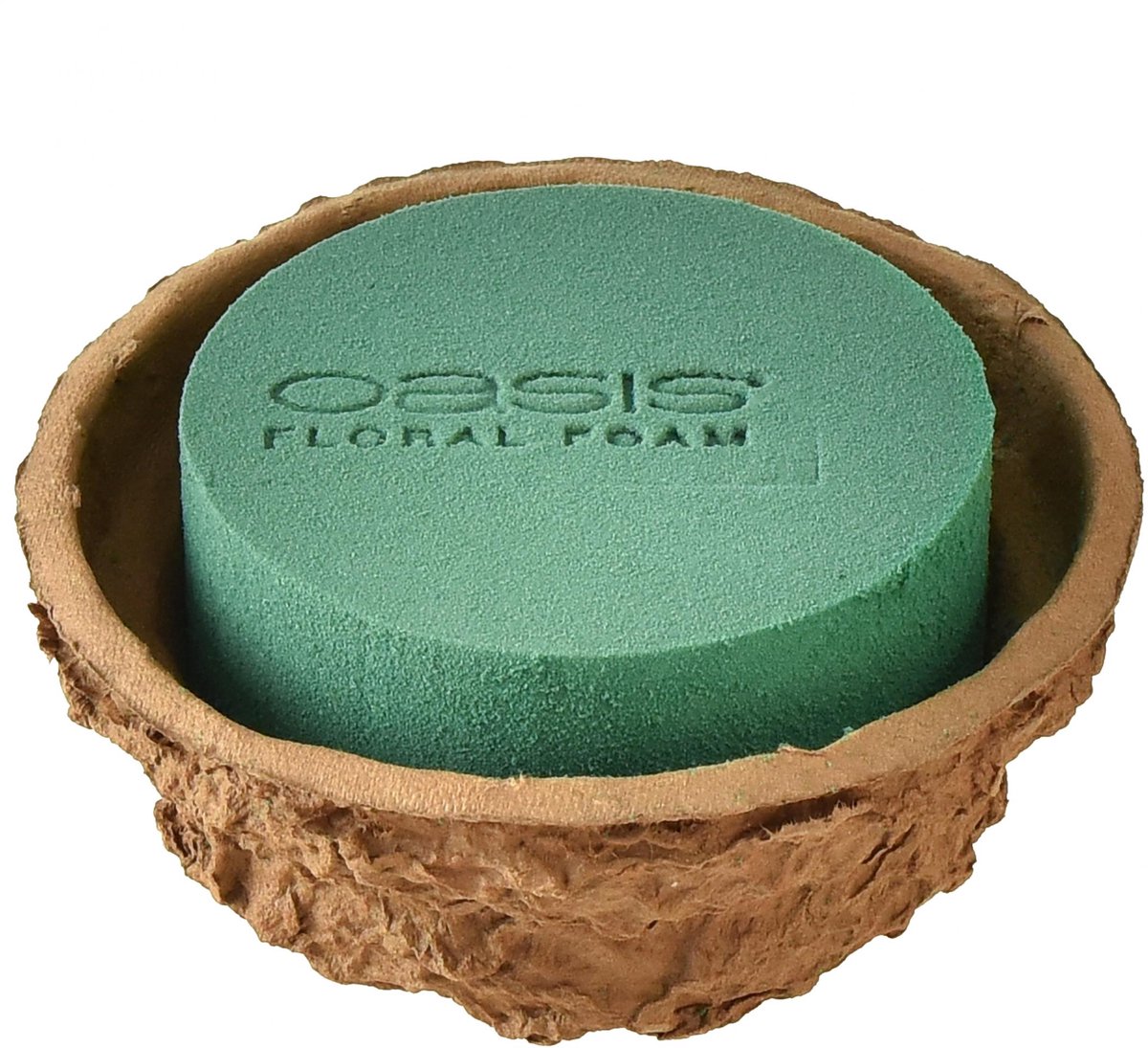 Schaal bloemstuk nat steekschuim H6cm Ø14cm 4 st