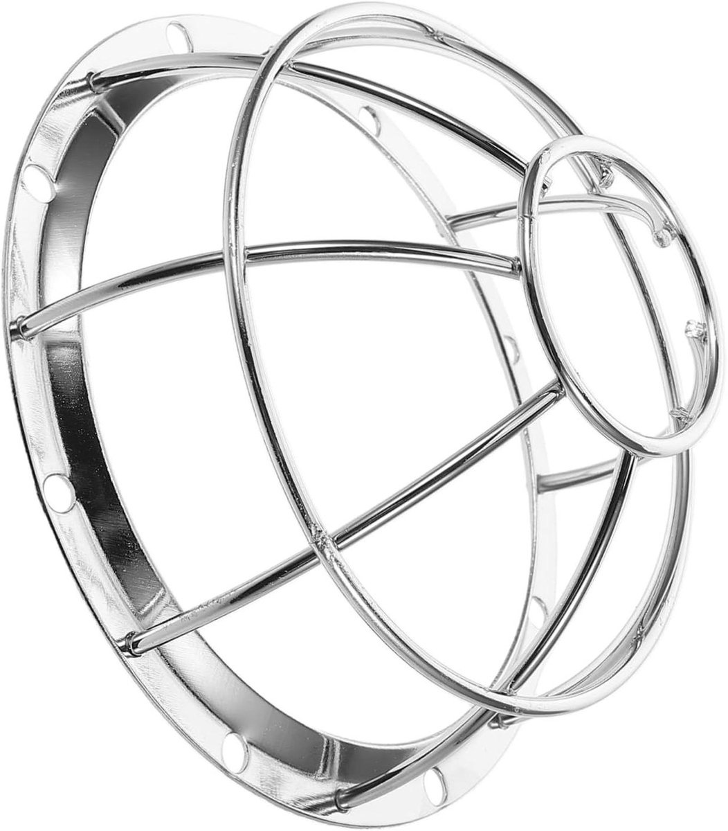 Rookmelder Beschermkooi - Brandalarm Kooi - Veiligheid Verbeteren - Slagvast IJzeren Gaas - 132 x 132 x 62 cm - Zilver