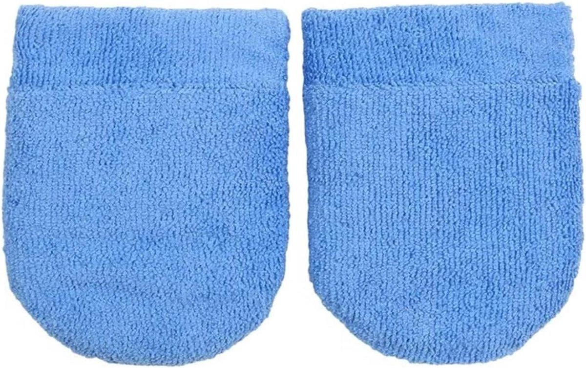 Autowas Wanten - Polijst Spons - Auto Reinigen - Zacht Microvezel - 14.5 x 11.5 cm - Blauw