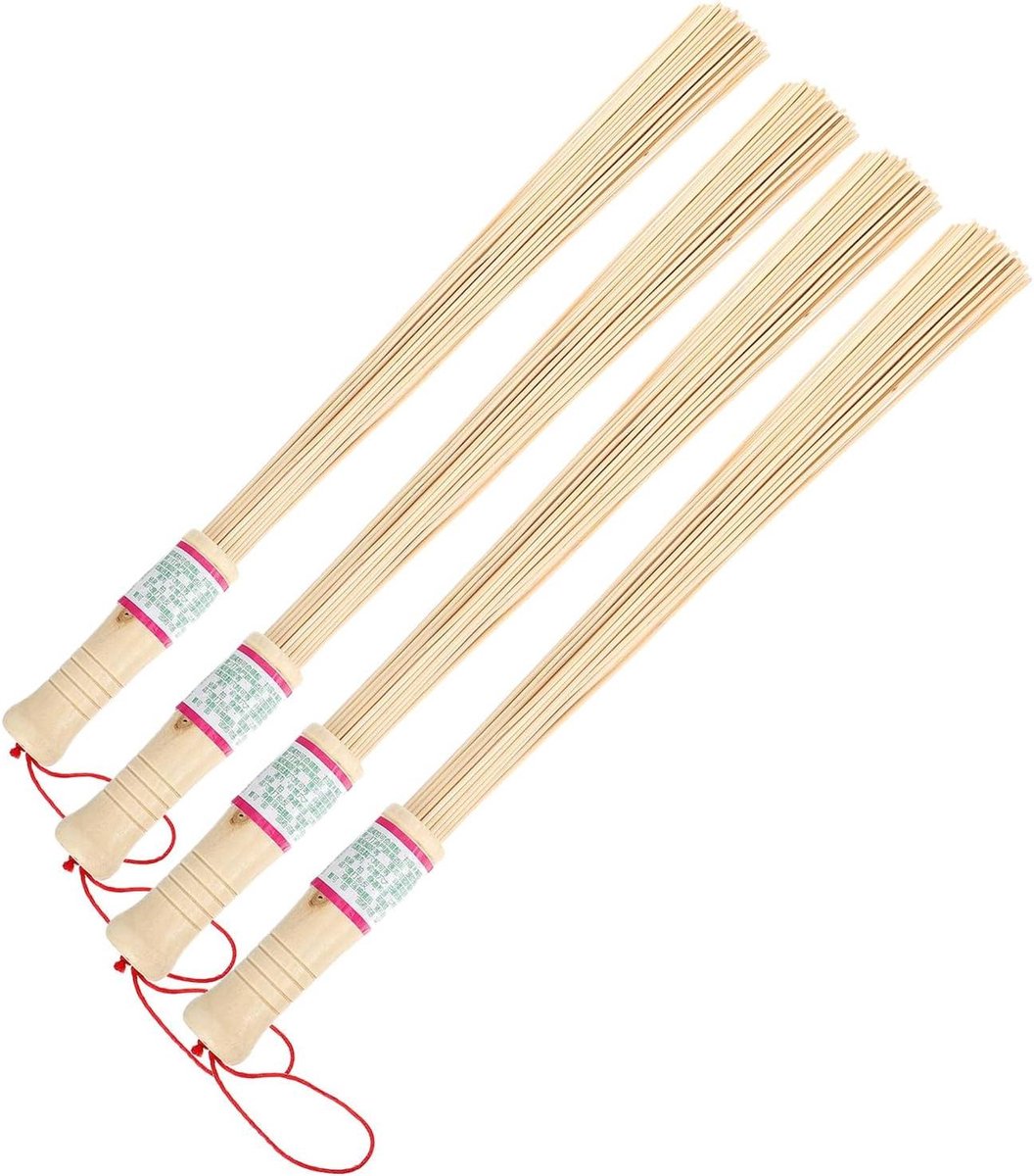 Bamboe Massage Sticks - Lichaamsmassage Roller - Spierontspanning Bevorderen - Handgemaakte Traditionele Techniek - 57 x 3 x 3 cm