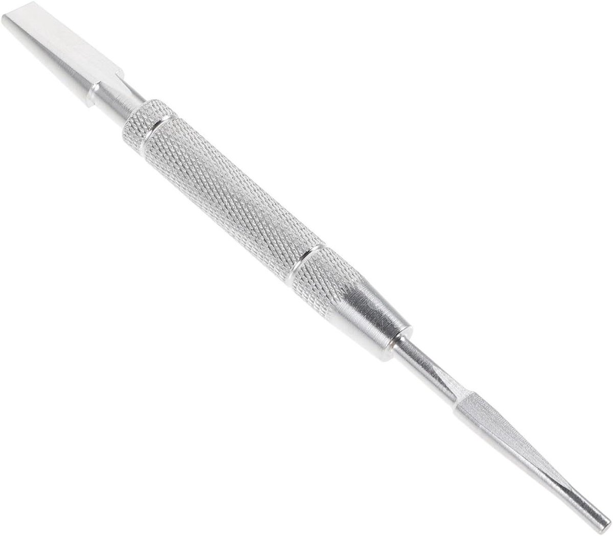 Piano Stem Tool - Toon Hamer - Piano Onderhoud - Vergroot Sleutelgaten - 14.8 cm - Zilver