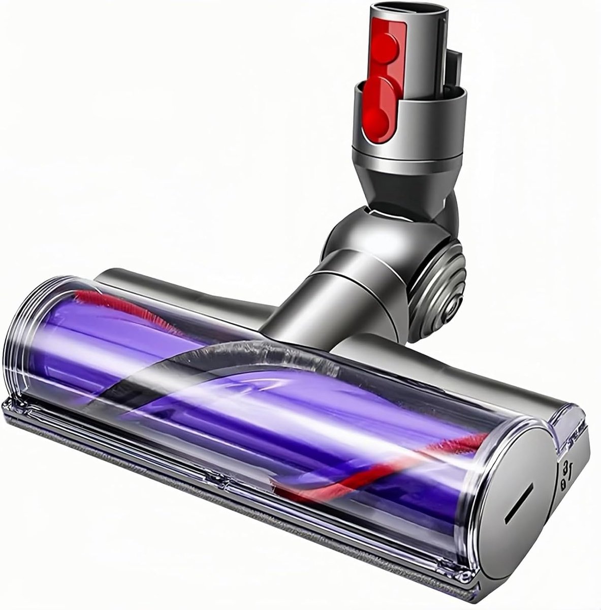 SnelShoppen - Elektrische Borstel Geschikt voor Dyson V7 V8 V10 V11 V12 V15 Directe Aandrijving Vervangende Onderdeel Reinigingskop Turbine Vloerborst