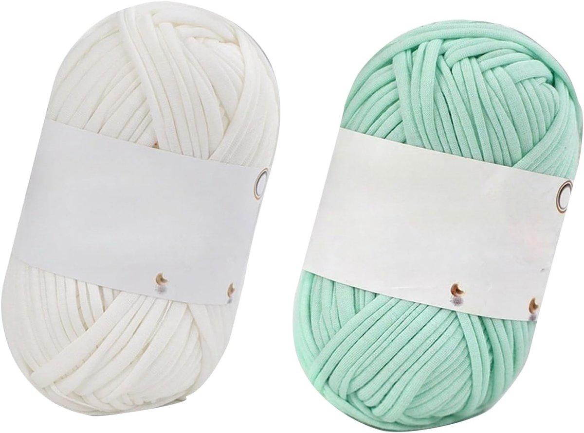 2 Rollen Polyester Garen, Home Decor Zacht Textielgaren，Katoenen Touw