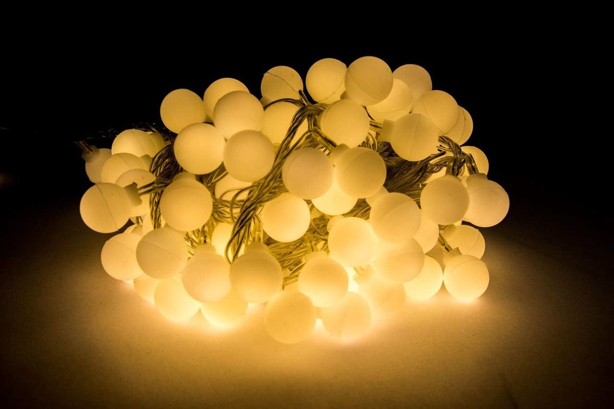 SnelShoppen - LED Feestverlichting Prikkabel Warm Wit 10 Meter Waterdicht IP44 voor Buiten, Tuin, Feesten, Camping en Decoratie