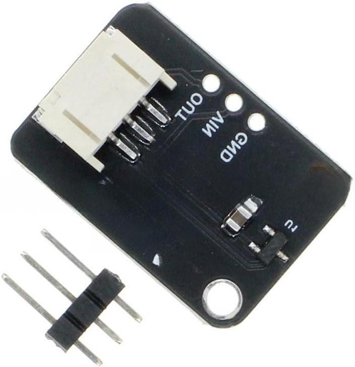 Hall Effect Sensor Module - Magnetische Schakelaar Klink - Positie Detectie - Ultra Laag Stroomverbruik - 25.6x17.8x7mm - Zwart
