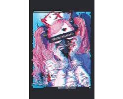 SnelShoppen - Waifu Menhera Anime Meisje Retro 80S Vaporwave Anime Esthetiek - Dagelijkse Planner, To-Do Lijst, Ongedatete Dagelijkse Organizer 6" x 9