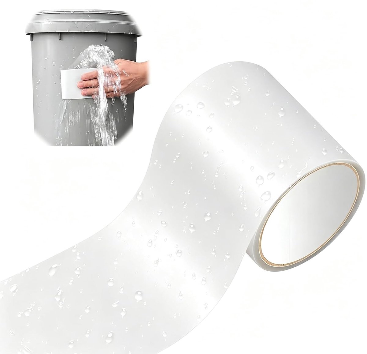 extreem waterdicht [1,5 m] – reparatieset voor zwembad, tent, vijver, buitengewone kleefkracht