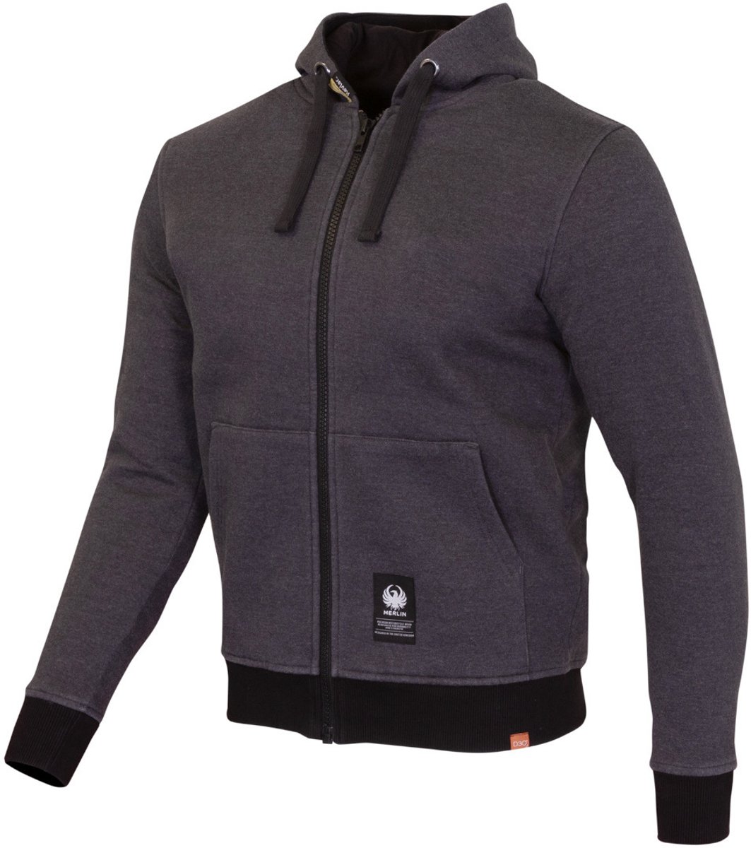 Merlin Cody Built With Kevlar® Grijs Zip Hoodie - Jas