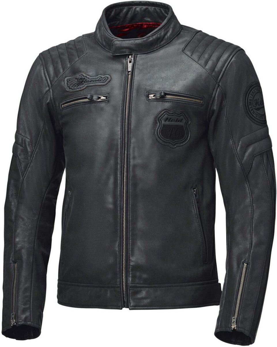 Held Baker 2 Zwart Leren Motorjas - Jas