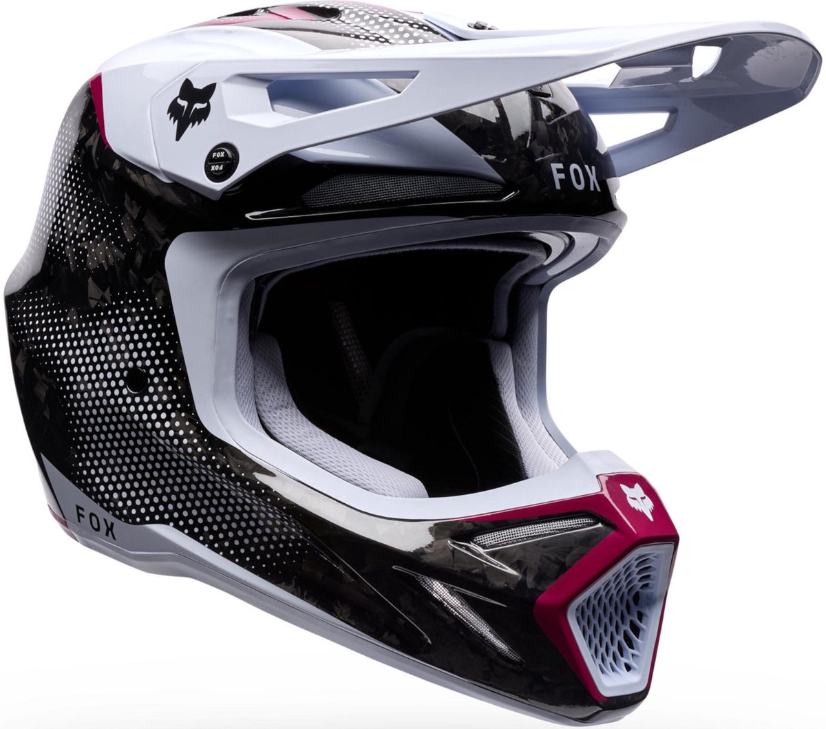 FOX V3 RS Tactile Carbon Motocrosshelm -