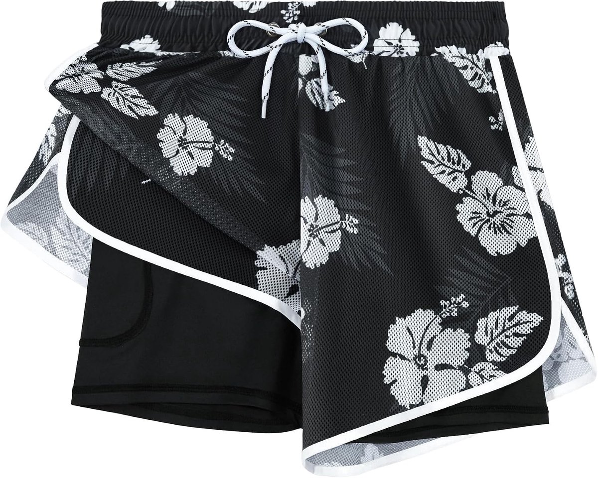 Shorts voor dames, zwembroek, strandbroek, surfshorts met