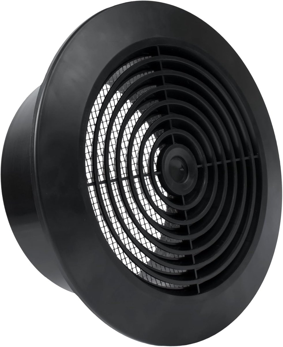 Systems Afneembaar rond ventilatierooster van kunststof, 10,2 cm