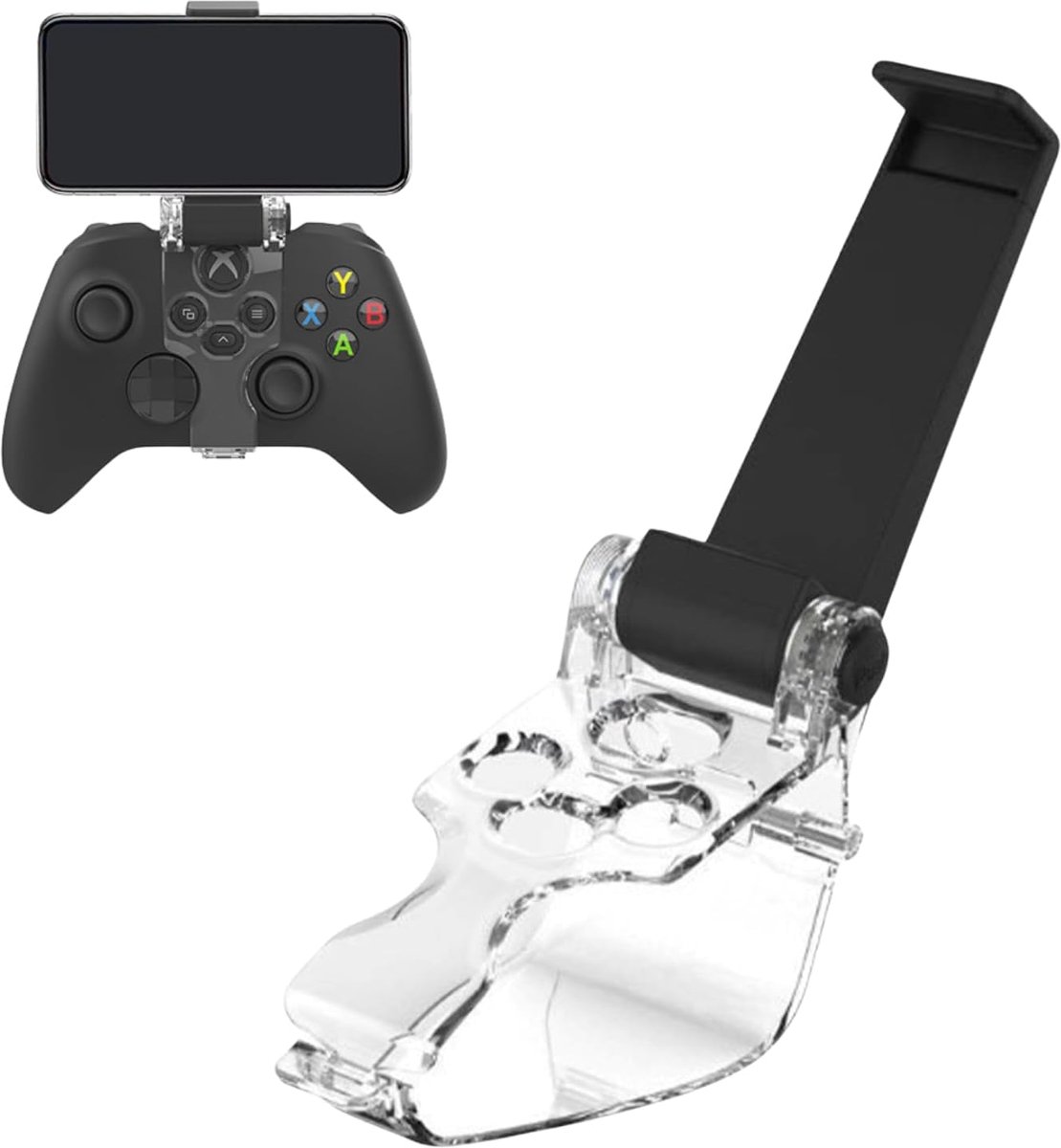 X/S Controller Telefoonbevestiging, Gamepad Klemhouder Verstelbare Controller Telefoonbeugel Clips Mount voor XboxSeries X S