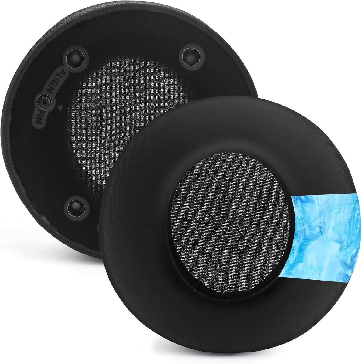 Vervangende Oorkussens van Koelgel voor Hoofdtelefoons - Geheugenfoam Earcups voor Comfort en Geluidsisolatie
