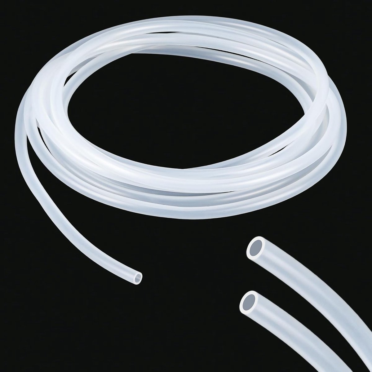 SnelShoppen - Silicone Slang 4m - Flexibele Voedselveilige Silicone Slang - 5mm ID x 7mm OD Transparante Slang voor Water en Lucht - Perfect voor Pomp