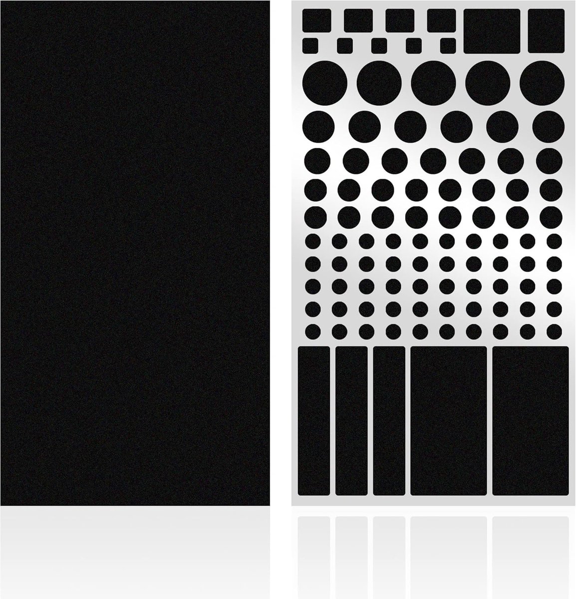 LED-lichtblokkerende stickers, lichtdimmende LED-filters, dimvellen voor routers, LED-covers Blackout, dimmen 50% ~ 80% van de LED-verlichting (2 sheets 80%)