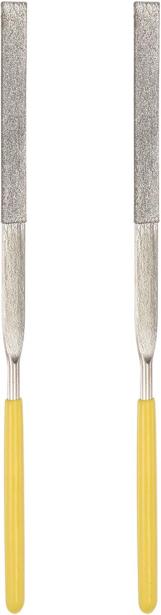 sourcing map 2 stk. Diamant naaldvijlen 3 mm x 140 mm plat