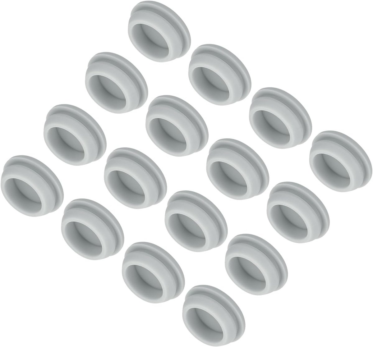 16 stuks gatstoppen van siliconen, montage diameter 20 mm, smalle